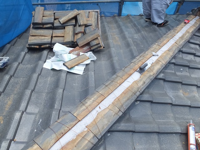 屋根の積み直し工事もおまかせください！